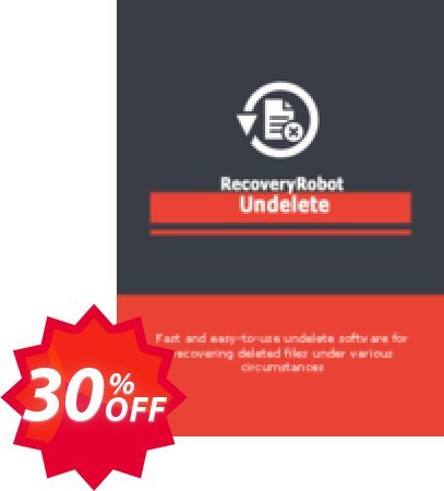 RecoveryRobot Undelete /Expert/ Coupon code 30% discount 