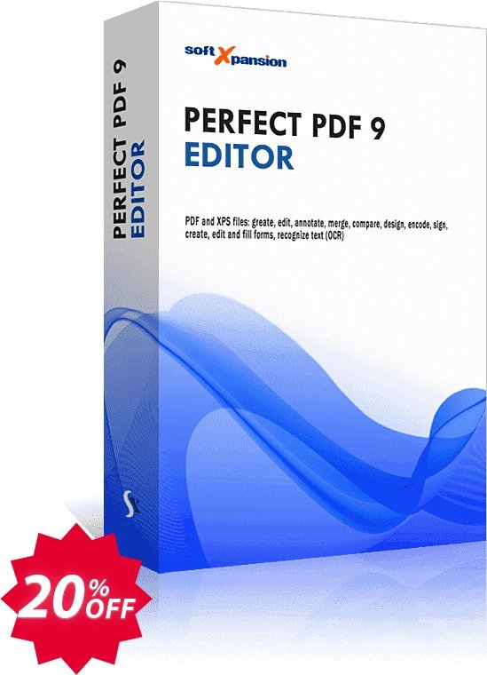 Perfect PDF 9 Editor Coupon code 20% discount 