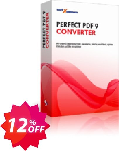 Perfect PDF 9 Converter Coupon code 12% discount 