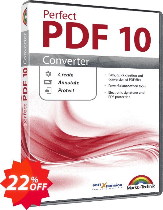 Perfect PDF 10 Converter Coupon code 22% discount 