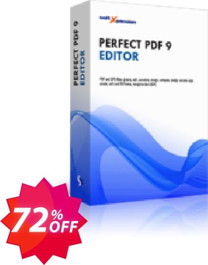 Perfect PDF 9 Editor, Family Plan  Coupon code 72% discount 