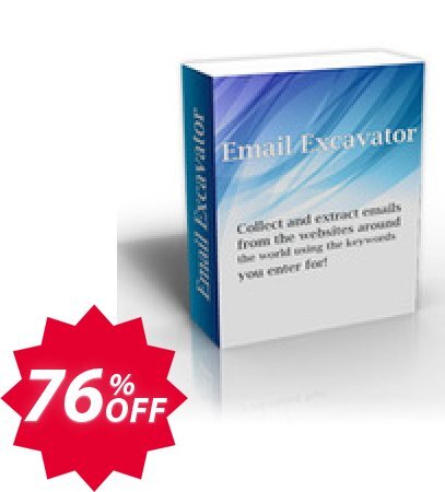 Email Excavator - Yearly Subscription Coupon code 76% discount 