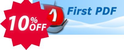 First PDF Coupon code 10% discount 