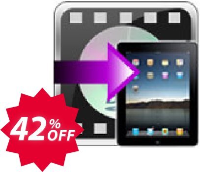 iFunia iPad Media Converter for MAC Coupon code 42% discount 