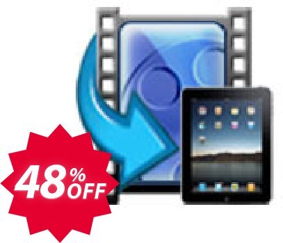 iFunia iPad Video Converter for MAC Coupon code 48% discount 