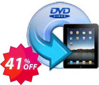 iFunia DVD to iPad Converter for MAC Coupon code 41% discount 