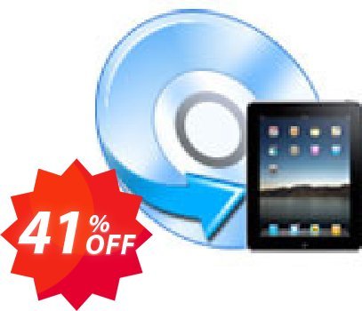 iFunia DVD to iPad Converter Coupon code 41% discount 