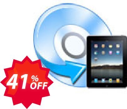 iFunia DVD to iPad Converter Coupon code 41% discount 