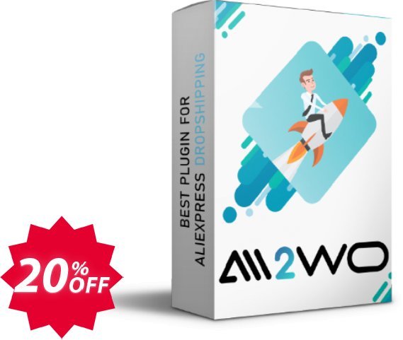 Ali2Woo Aliexpress Dropship for Woocommerce Coupon code 20% discount 