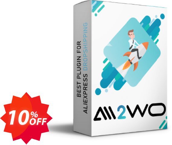 Ali2Woo Dropshipping Store Base Coupon code 10% discount 