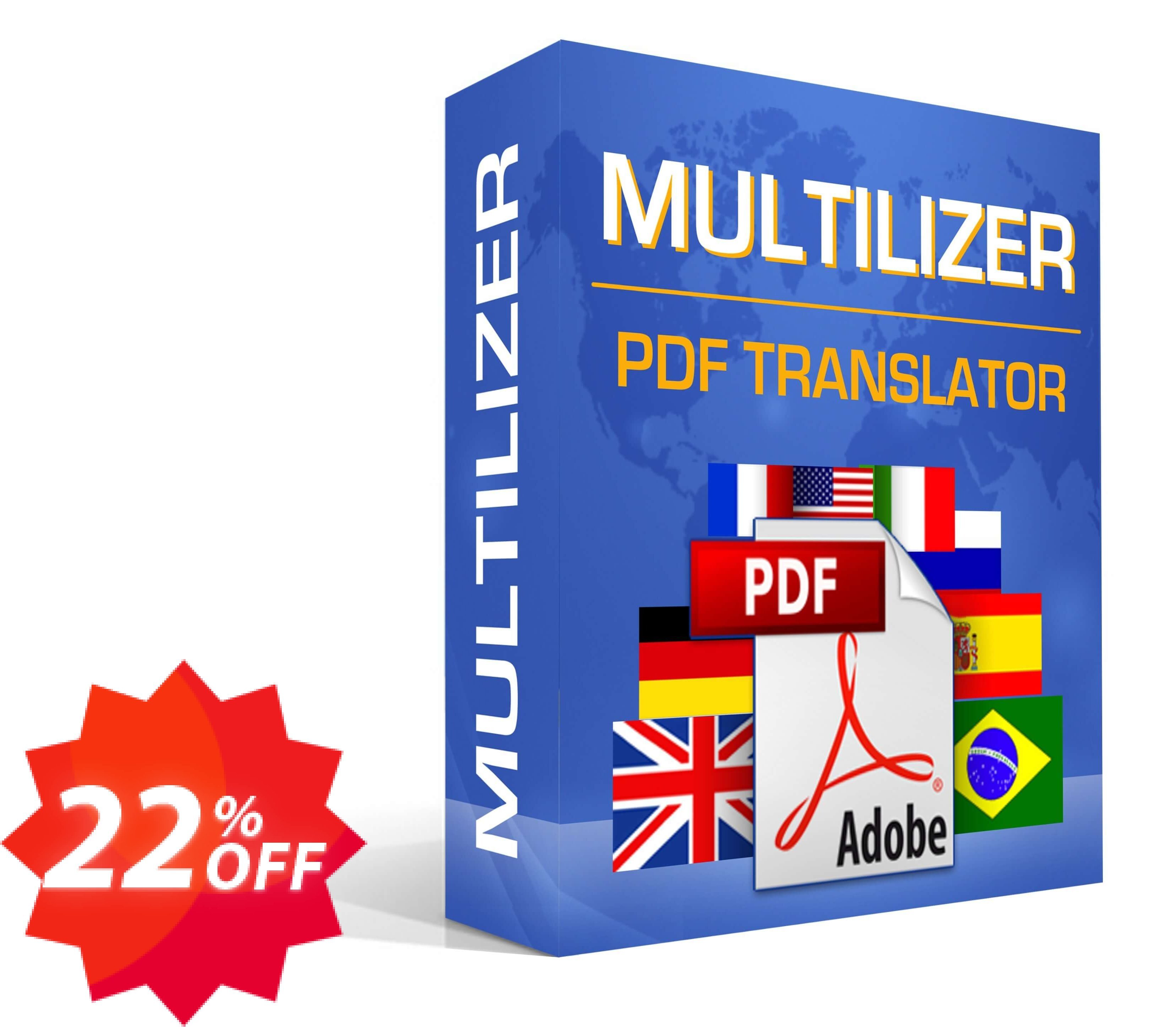 Traductor PDF Multilizer Estándar Coupon code 22% discount 