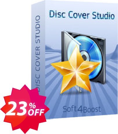 Soft4Boost Disc Cover Studio Coupon code 23% discount 