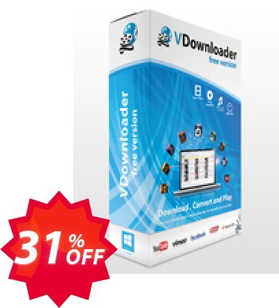 VDownloader Plus Coupon code 31% discount 