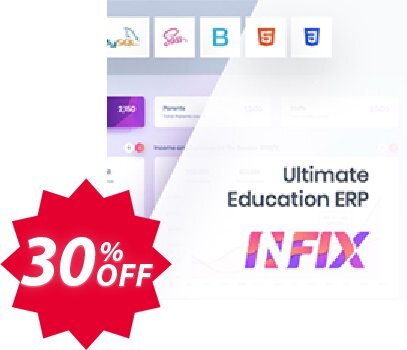 infixedu Coupon code 30% discount 