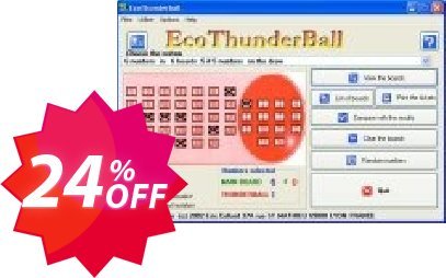 ECOTHUNDERBALL Coupon code 24% discount 