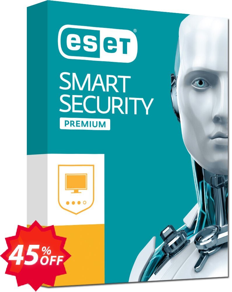 ESET Smart Security -  2 Years 4 Devices Coupon code 45% discount 