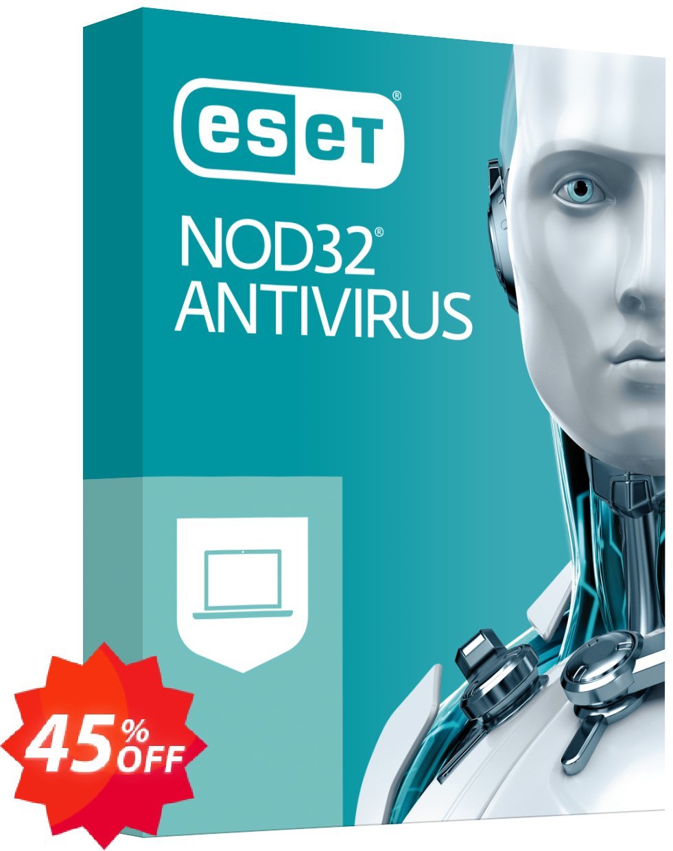 ESET NOD32 Antivirus -  3 Years 4 Devices Coupon code 45% discount 