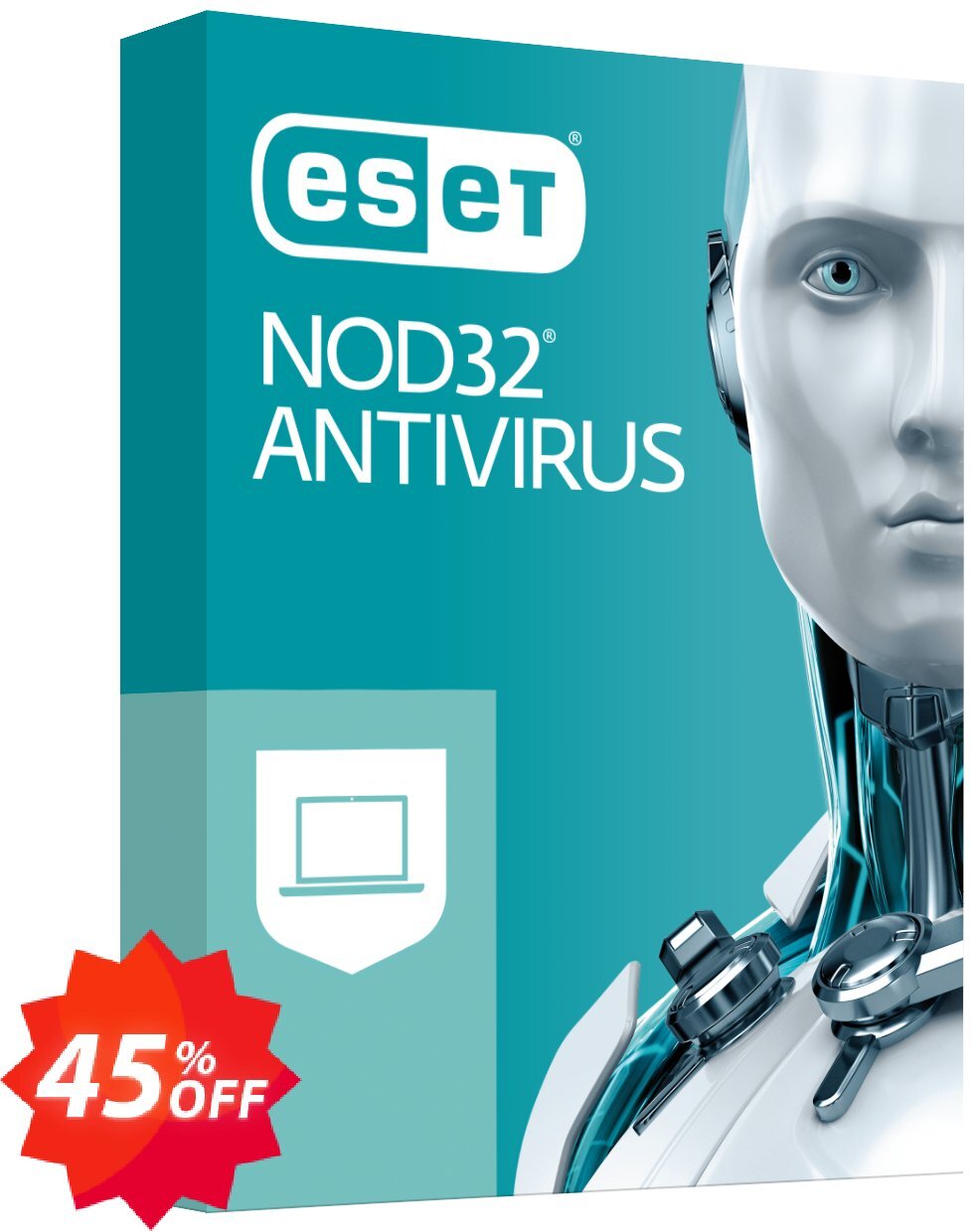 ESET NOD32 Antivirus - Renew 3 Years 4 Devices Coupon code 45% discount 