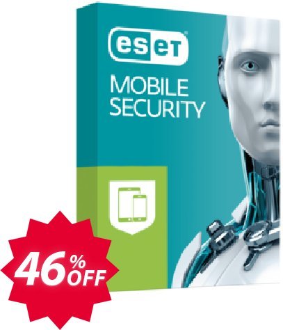 ESET Mobile Security - Renew Yearly 4 Devices Coupon code 46% discount 