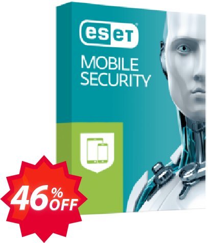 ESET Mobile Security - Renew Yearly 4 Devices Coupon code 46% discount 