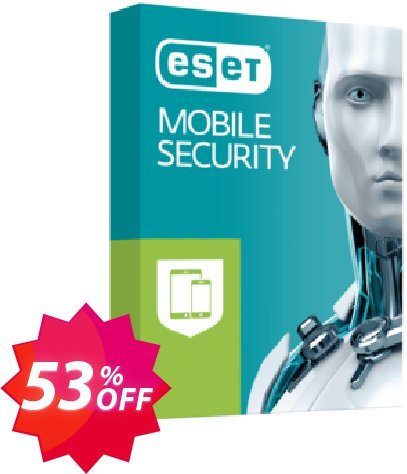 ESET Mobile Security - Renew Yearly 1 Device Coupon code 53% discount 