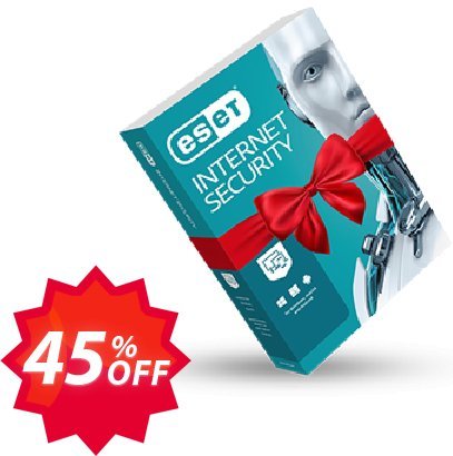 ESET Internet Security -  2 Years 3 Devices Coupon code 45% discount 