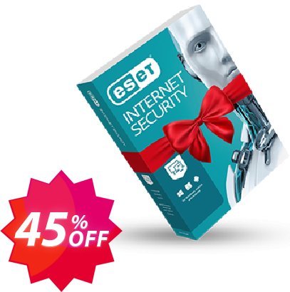 ESET Internet Security -  2 Years 4 Devices Coupon code 45% discount 