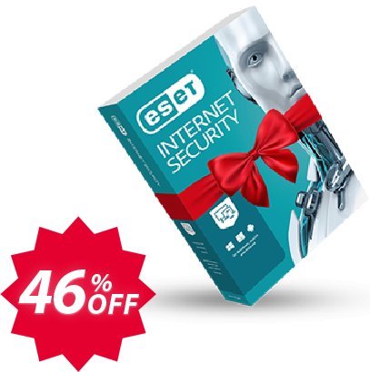 ESET Internet Security -  Yearly 4 Devices Coupon code 46% discount 