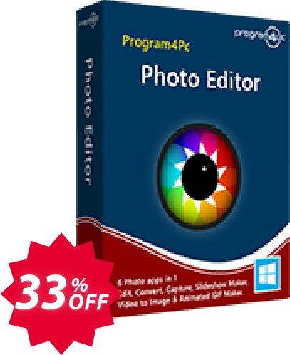 Program4Pc Photo Editor Coupon code 33% discount 