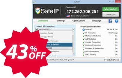 SafeIP Coupon code 43% discount 