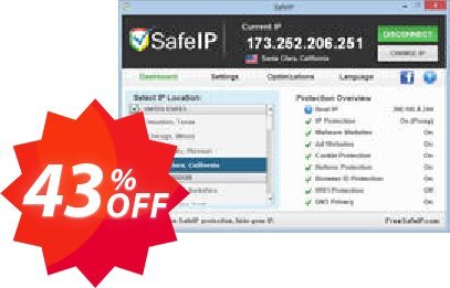 SafeIP Coupon code 43% discount 