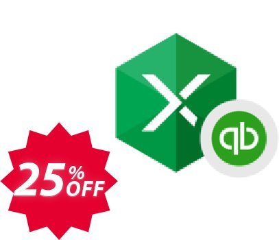 Excel Add-in for QuickBooks Coupon code 25% discount 