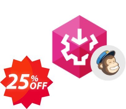 SSIS Data Flow Components for MailChimp Coupon code 25% discount 