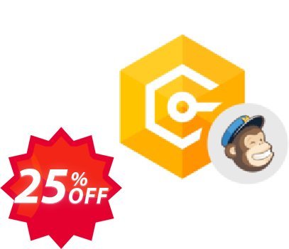 dotConnect for MailChimp Coupon code 25% discount 