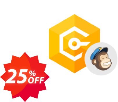 dotConnect for MailChimp Coupon code 25% discount 