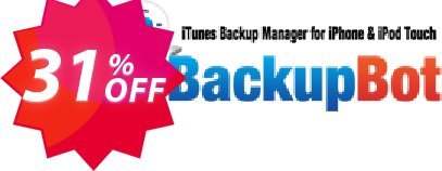 iBackupBot for WINDOWS Coupon code 31% discount 