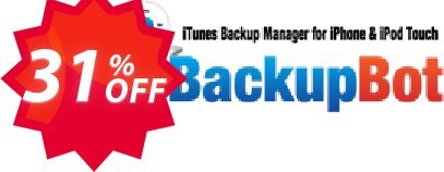 iBackupBot for WINDOWS Coupon code 31% discount 