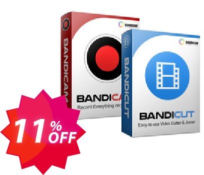 Bandicam + Bandicut Package Coupon code 11% discount 