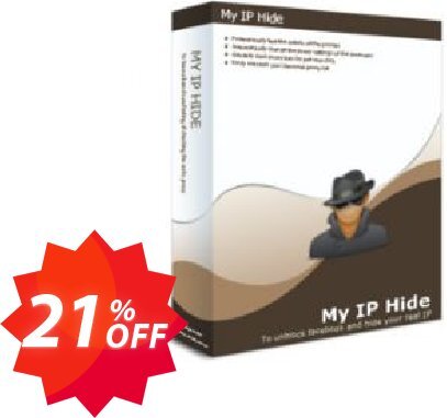 My IP Hide Service, 6 months  Coupon code 21% discount 