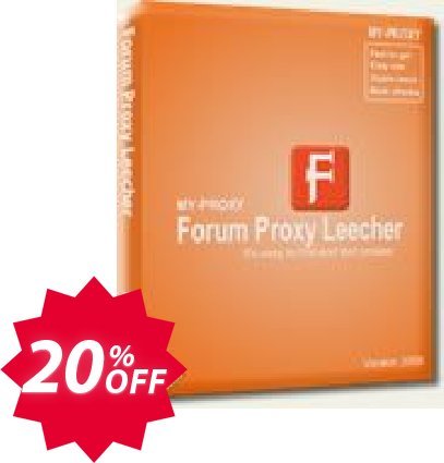 Forum Proxy Leecher Coupon code 20% discount 