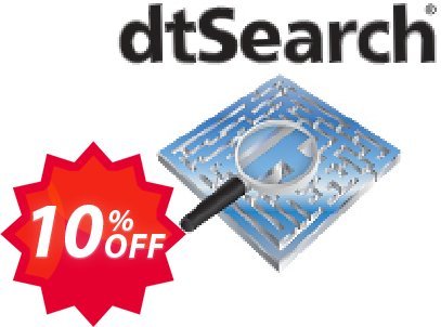 dtSearch Web with Spider, single-server Plan  Coupon code 10% discount 