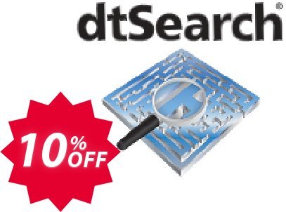 dtSearch Engine, 4+ servers  Coupon code 10% discount 