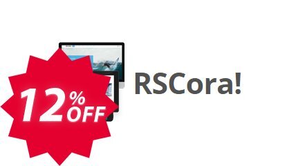 RSCora! Template Coupon code 12% discount 