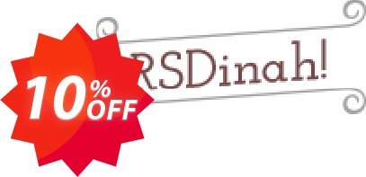 RSDinah! Template Coupon code 10% discount 