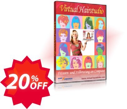 Virtual Hairstudio 6 Salon Edition, Download  Coupon code 20% discount 