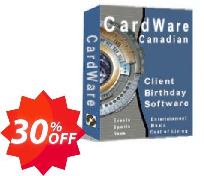 Canadian CardWare Coupon code 30% discount 