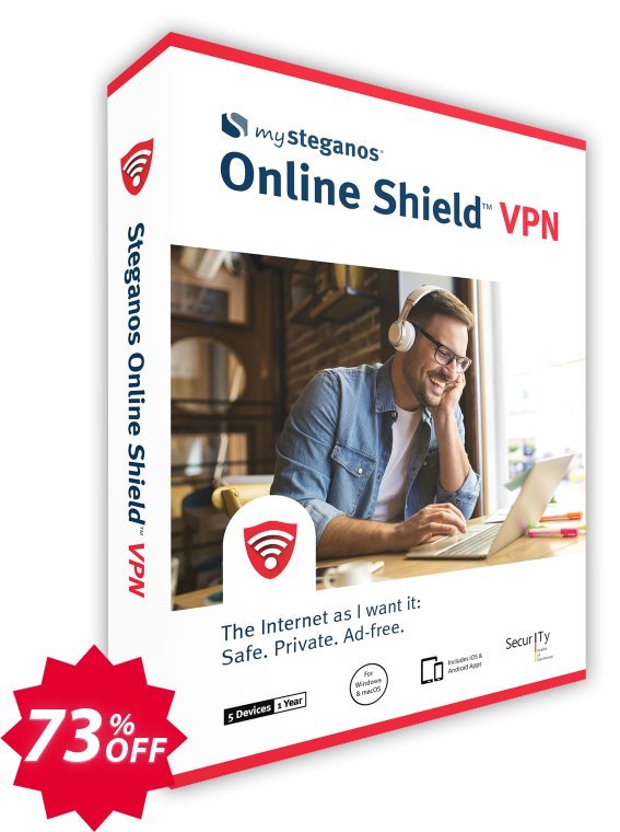 Steganos Online Shield VPN Coupon code 73% discount 