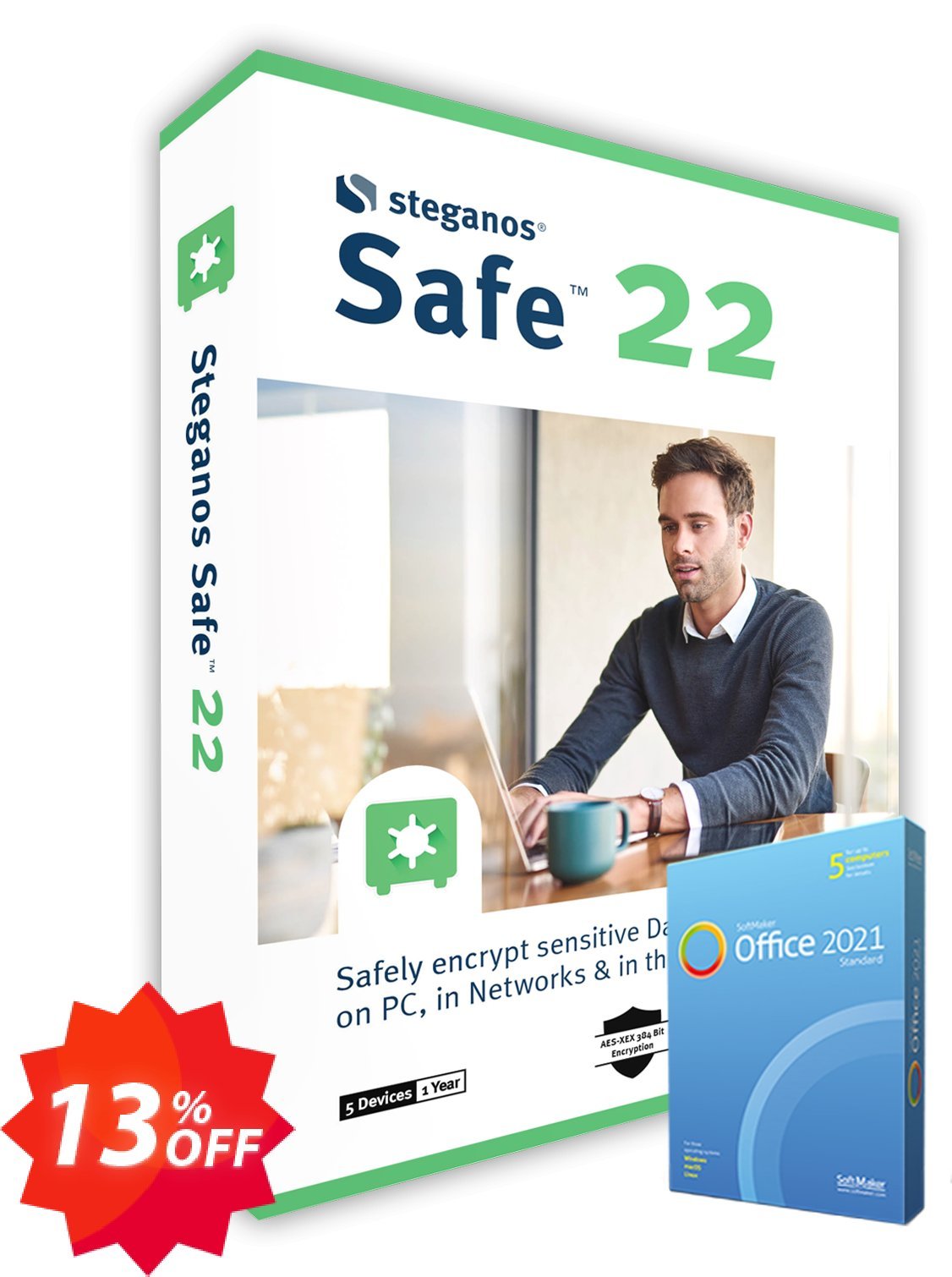Steganos Safe 22 Coupon code 13% discount 
