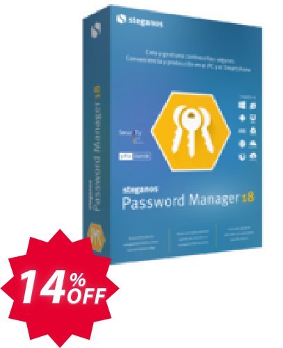 Steganos Password Manager 18, ES  Coupon code 14% discount 
