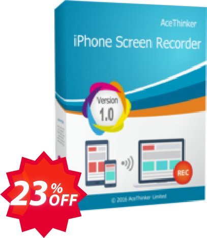 Acethinker iPhone Screen Recorder, Academic  Coupon code 23% discount 